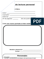 Ficha de Lectura Personal 2º Bco