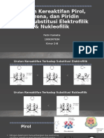 Urutan Kereaktifan Pirol, Benzena, Dan Piridin - Fatin Kamelia (1906347634)