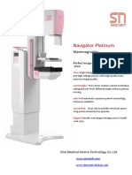 Navigator Platinum Mammography Machine Delivers Clear, Comfortable, Safe Imaging