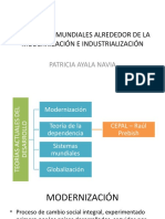 Propuestas Mundiales Modernización e Industrialización