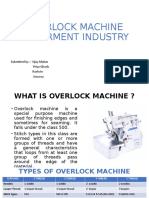 Overlock Machine Brands and Parts
