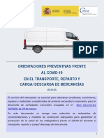 Orientacion Preventiva Covid-19 Sector Transporte - Insst
