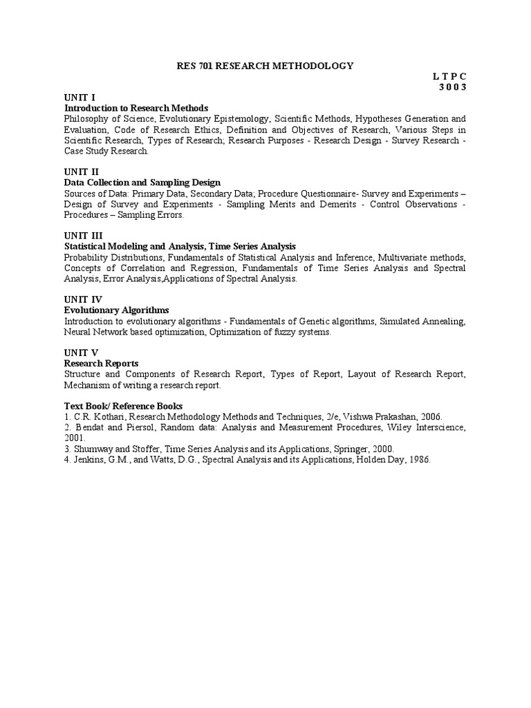 Research Methodology Overview | PDF | Science & Mathematics | Computers