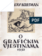 KRIZMAN O Grafičkim Vještinama 1952