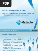 Aula_06 Historia do Brasil Republicano