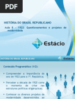 Aula_08 Historia do Brasil Republicano