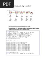 Configurar Protocolo Rip Versión 1: Con Show Ip Router. Hacer Esto en Todos Los Routers