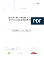 Technical Specification for LT AC Distribution Board