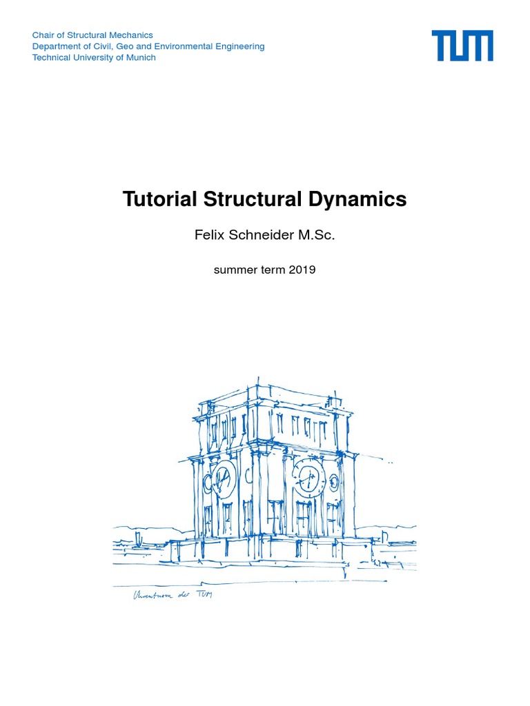 Structural Dynamics Tutorial Notes | PDF | Trigonometric Functions ...