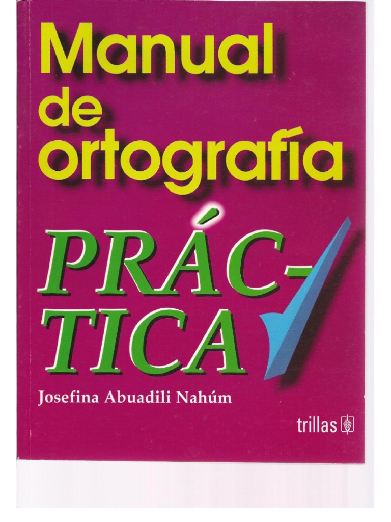 Manual de Ortografía Practica | PDF, image size:768x1024