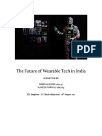 Future of Wearable Tech in India - Tejas - Dec - 2017