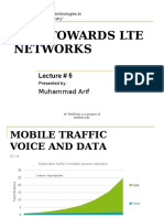 GSM Towards Lte Networks: Lecture # 5