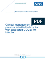 Clinical Management of Persons Admitted To Hospita v1 19 March 2020 PDF