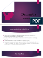 Dementia Diagnosis and Evaluation