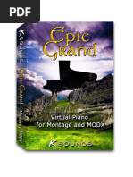 K-Sounds Epic Grand Montage MODX User Guide PDF