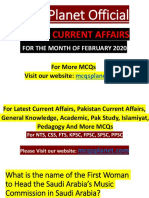 World Current Affairs 2020 PDF