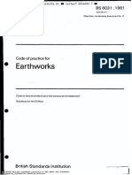 BS - 6031 Code of Practice For Earthworks PDF