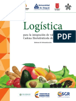 2017 - REVISADO - Logística para La Integración de Valor en La Cadena Hortofrutícola Del Tolima PDF
