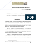 El Derecho Como Factor de Cambio Social - Sonia Jerusalén Retiz Mota PDF