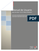 Manual de Usuario Art D' Metal Villalobos