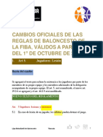 Actualizaciones FIBA Octubre 2020 PDF