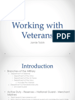 working with veterans