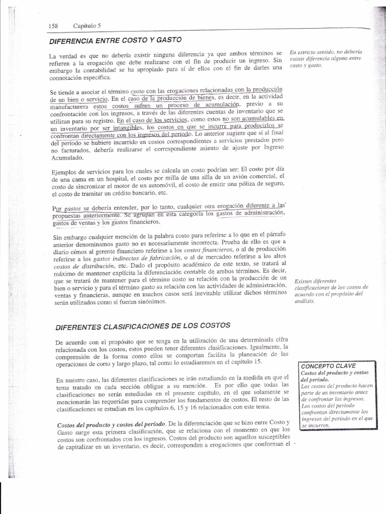 Análisis de Costos y Gastos Contables | PDF | Costo | Inventario