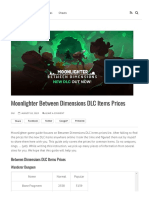 Moonlighter Between Dimensions DLC Items Prices PDF