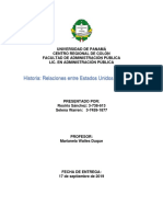 Relaciones Entre Panamá y Los Estados Unidos