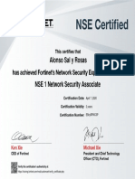 NSE 1 Network Security Associate Certification