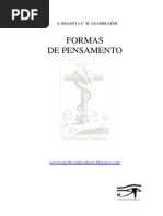 FORMAS DE PENSAMENTO - A. Besant e C.W. Leadbeater