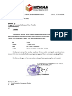 Undangan Pelantikan PKD 13 Maret 2020