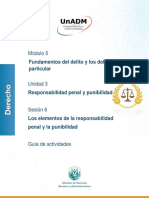 Módulo 5: Fundamentos Del Delito y Los Delitos en Particular