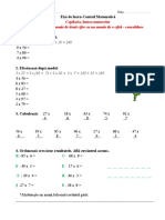 Centrul Matematica Inmultirea