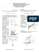 Práctica de Estática - Problemas de Fuerzas y Equilibrio