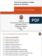 Caracterización Química Materiales UNSA