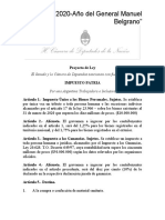 Proyecto de Ley Impuesto Patria PDF