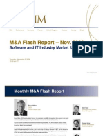 November M&A Flash Report With Special Guest Speaker From Google
