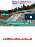 Conceptos básicos de geología y mecánica de suelos: Rocas y minerales