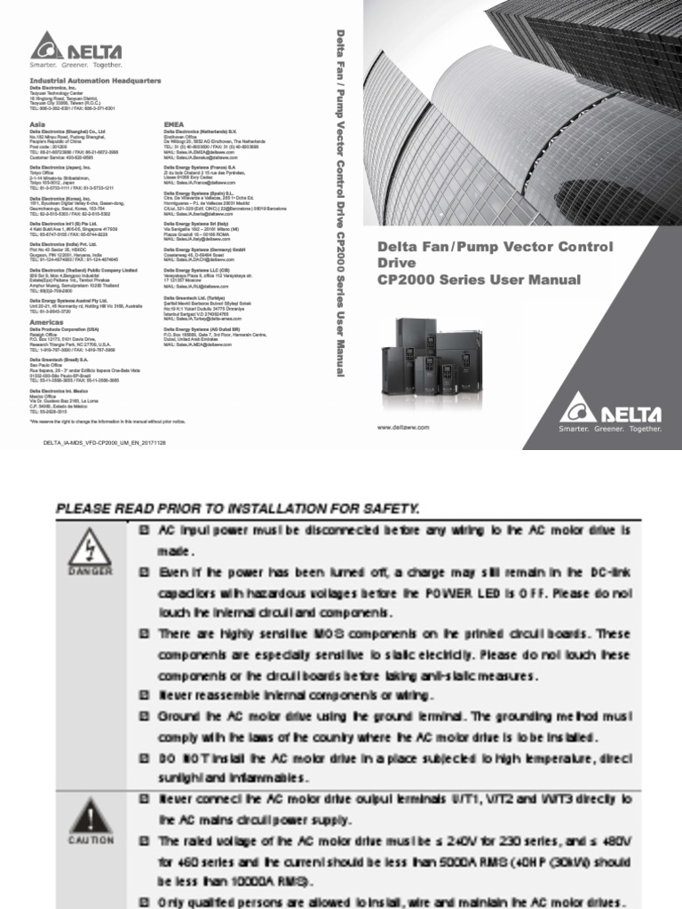 Delta IaMds VFDCP2000 Um en 20171128 PDF PDF