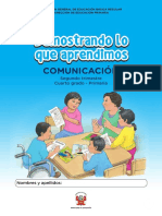 4to Primaria Comunicacion Proceso1 PDF