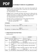 Direct & Indirect With W-H Question: 1.meaning