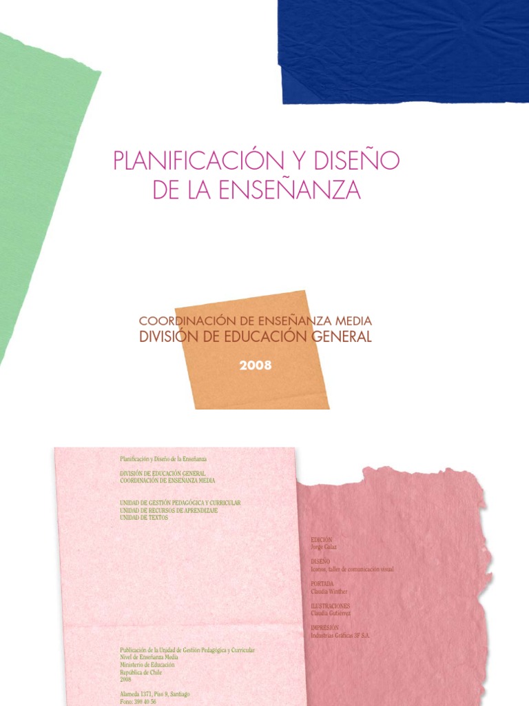 Planificación y Diseño de la Enseñanza | PDF | Maestros | Plan de estudios