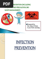 Infection Prevention (Including Hiv), Standard Precaution, Bio Waste Management