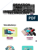 Information and Communication Technology Vocabulary