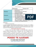 Pr Produção Textual Adm - Le Chef Gatô