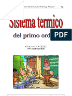 Sistema Termico Del Primo Ordine