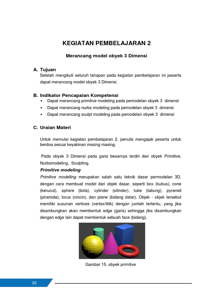 Materi Animasi 3 Dimensi Bab Ii Pdf