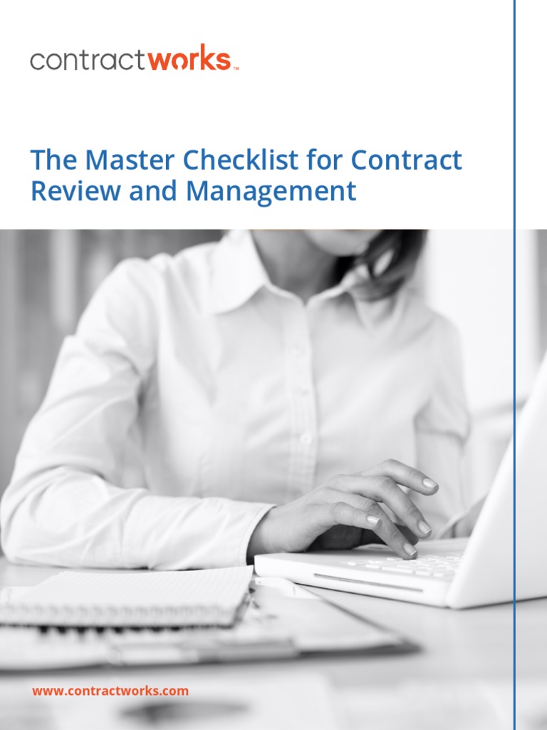 The Master Checklist For Contract Review and Management | PDF | Pricing ...