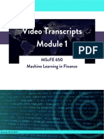 MScFE 650 MLF - Video - Transcripts - M1